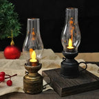 LED Lantern Flickering Flame Effect Battery Powered