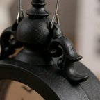 LED Lantern Gothic Silhouette Warm Glow & Battery-Powered