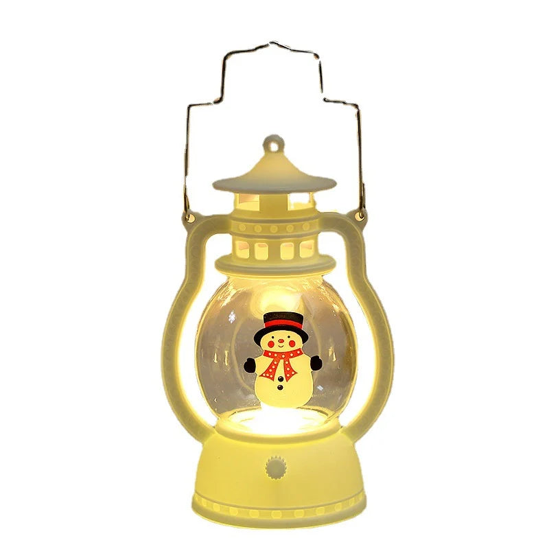 LED Lantern Santa Design Energy-Efficient