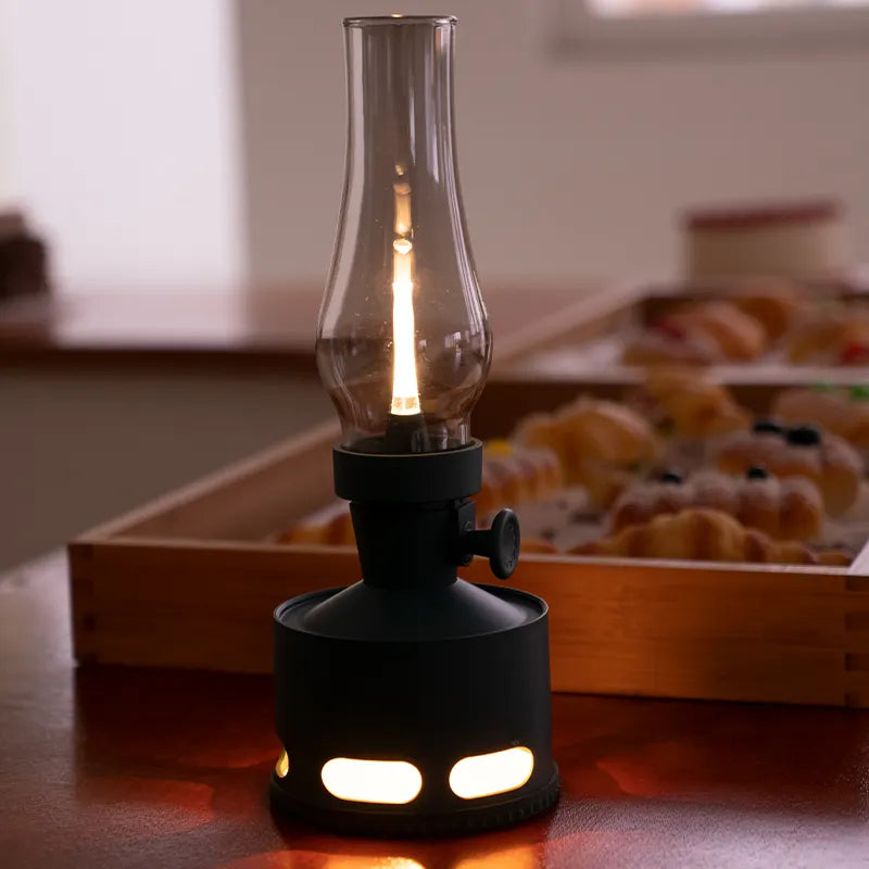 LED Lantern USB-C Rechargeable 160-Hour Battery Blow-To-Extinguish