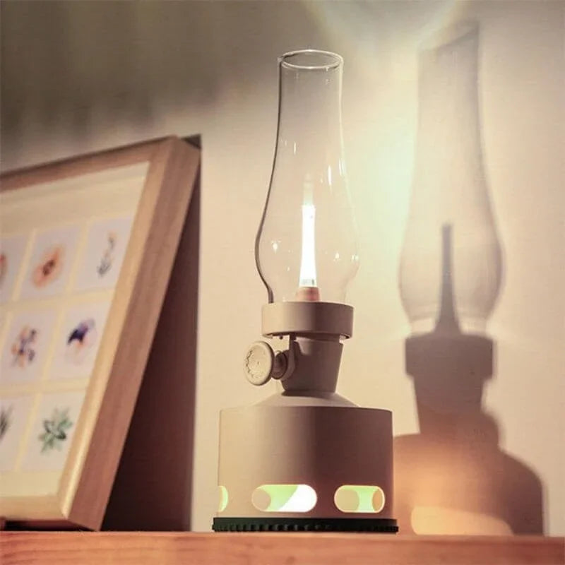 LED Lantern USB-C Rechargeable 160-Hour Battery Blow-To-Extinguish