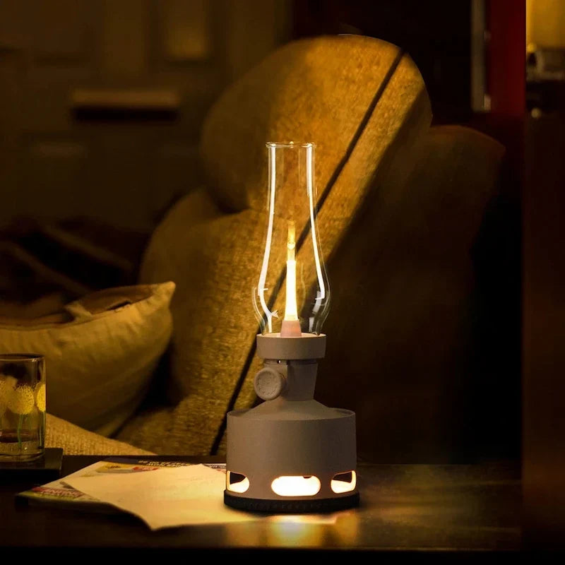 LED Lantern USB-C Rechargeable 160-Hour Battery Blow-To-Extinguish