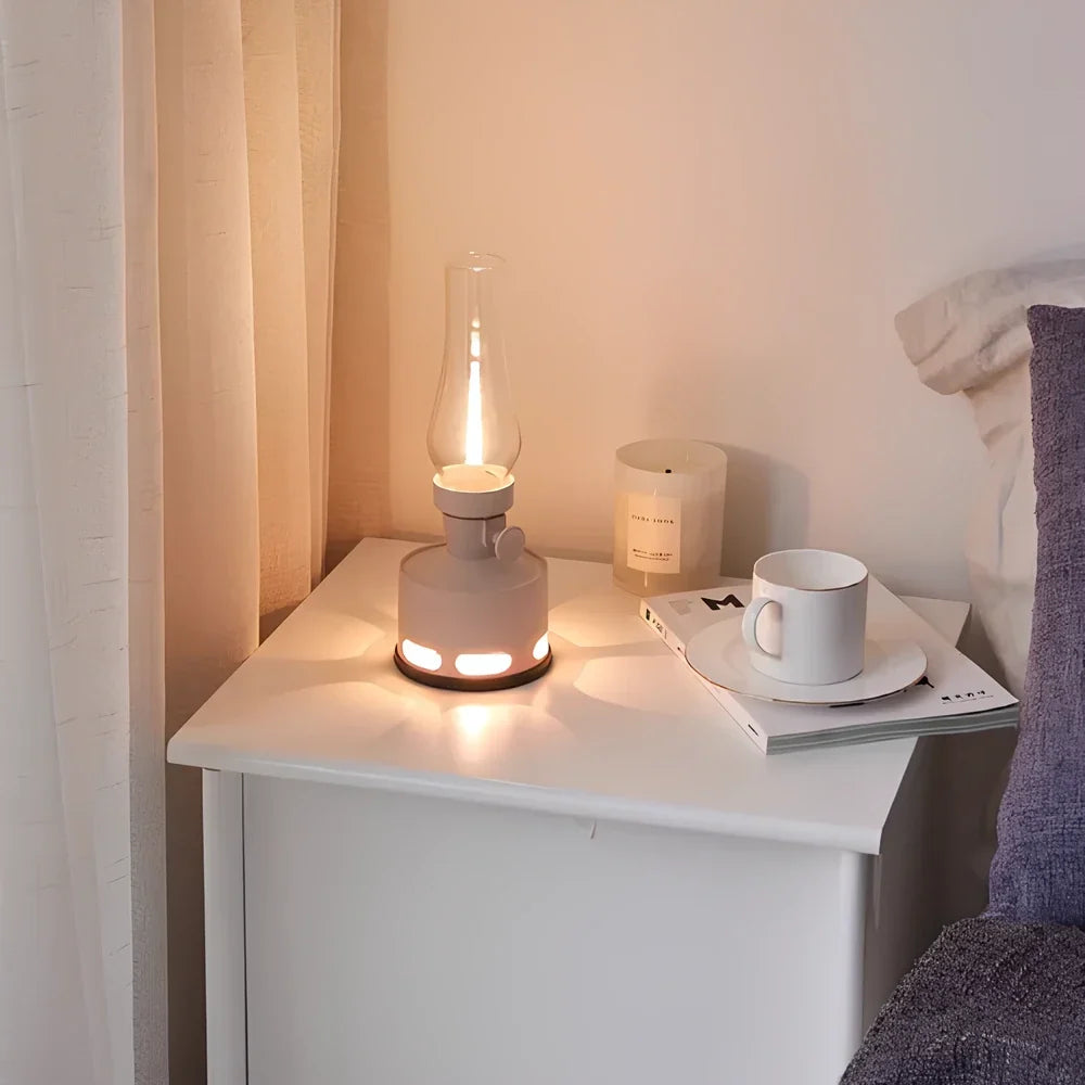LED Lantern USB-C Rechargeable 160-Hour Battery Blow-To-Extinguish