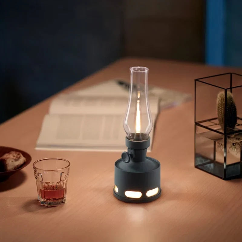LED Lantern USB-C Rechargeable 160-Hour Battery Blow-To-Extinguish