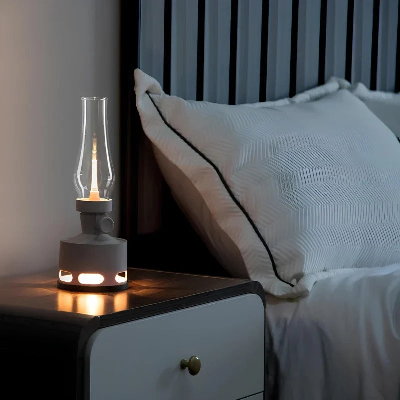 LED Lantern USB-C Rechargeable 160-Hour Battery Blow-To-Extinguish
