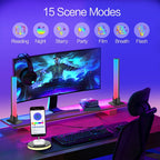LED Light Bars App Control & Music Sync USB-Powered