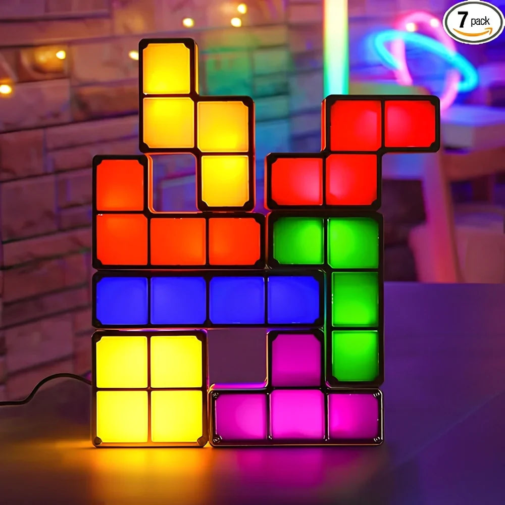 LED Light Blocks Stackable Interactive Plug-In