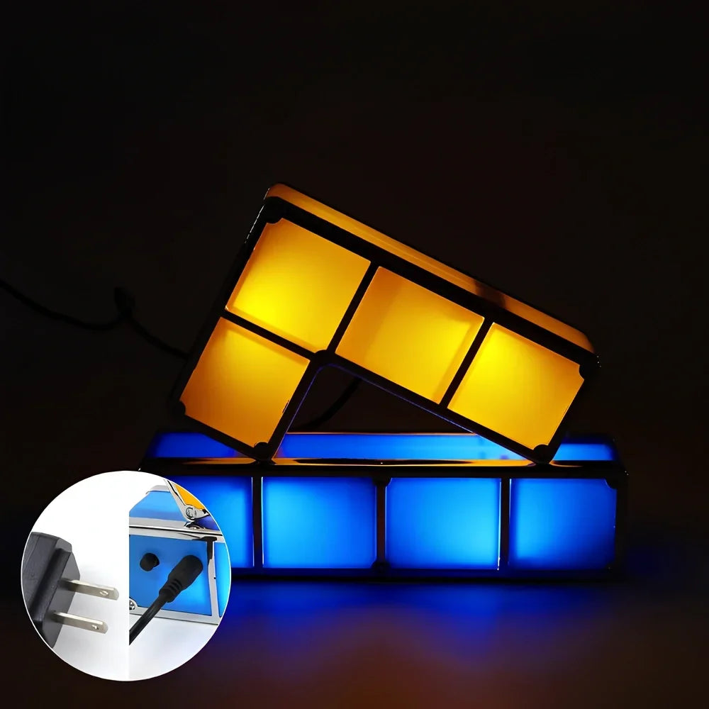 LED Light Blocks Stackable Interactive Plug-In