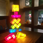 LED Light Blocks Stackable Interactive Plug-In