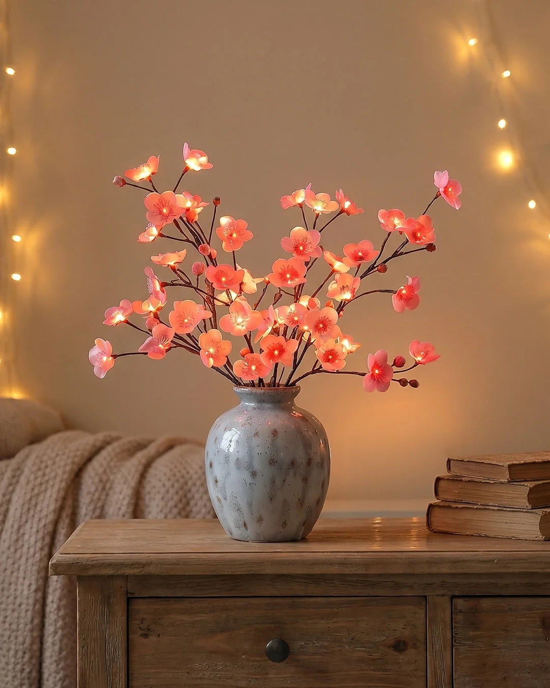 LED Light Branch Bendable Warm White Battery-Powered