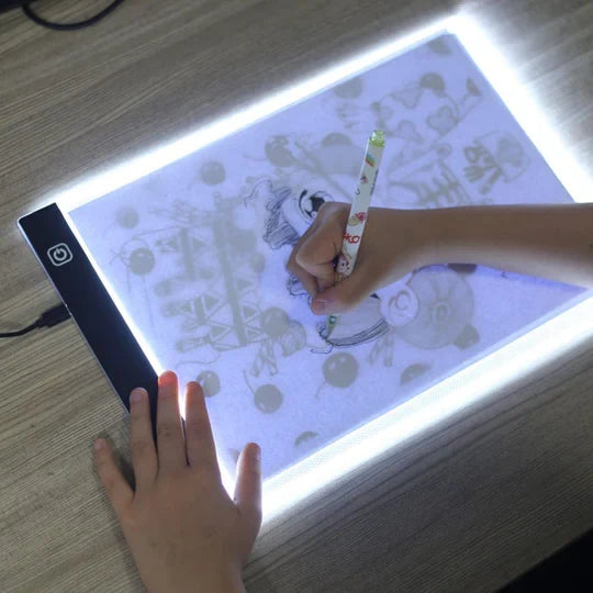 LED Light Pad Ultra-Thin Adjustable Brightness USB-Powered
