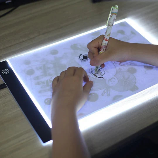 LED Light Pad Ultra-Thin Adjustable Brightness USB-Powered