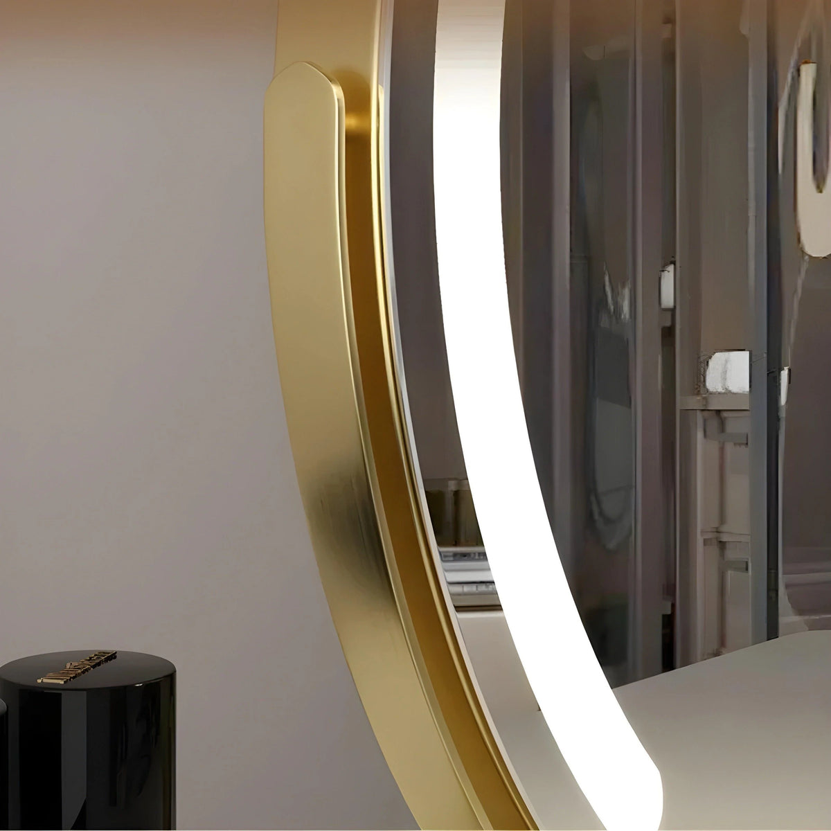 LED Makeup Mirror Dimmable 3 Color Modes Touch Control