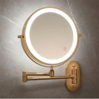 LED Makeup Mirror Rechargeable Adjustable Magnification