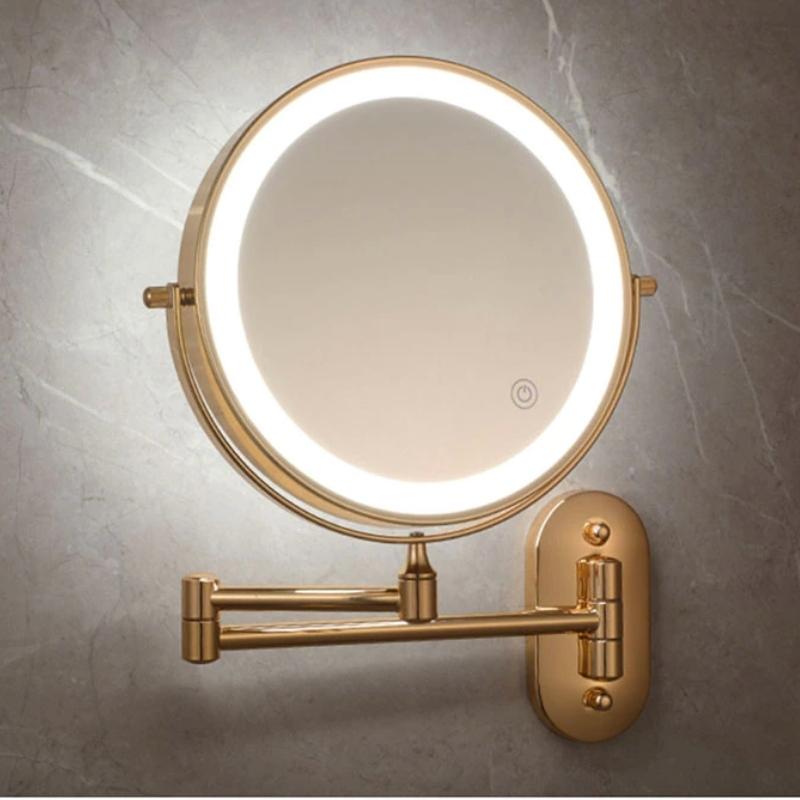LED Makeup Mirror Rechargeable Adjustable Magnification
