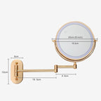 LED Makeup Mirror Rechargeable Adjustable Magnification