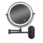 LED Makeup Mirror Touch Dimmable Magnifying Side USB Rechargeable