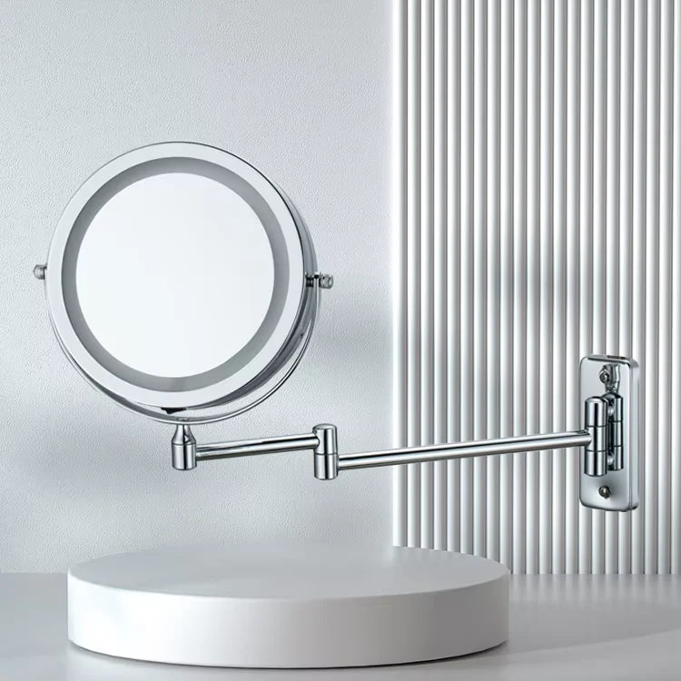 LED Makeup Mirror Touch Dimmable Magnifying Side USB Rechargeable