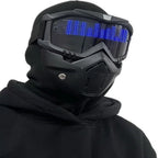 LED Mask Wireless App Control Custom Animations 8-Hour Battery