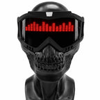 LED Mask Wireless App Control Custom Animations 8-Hour Battery