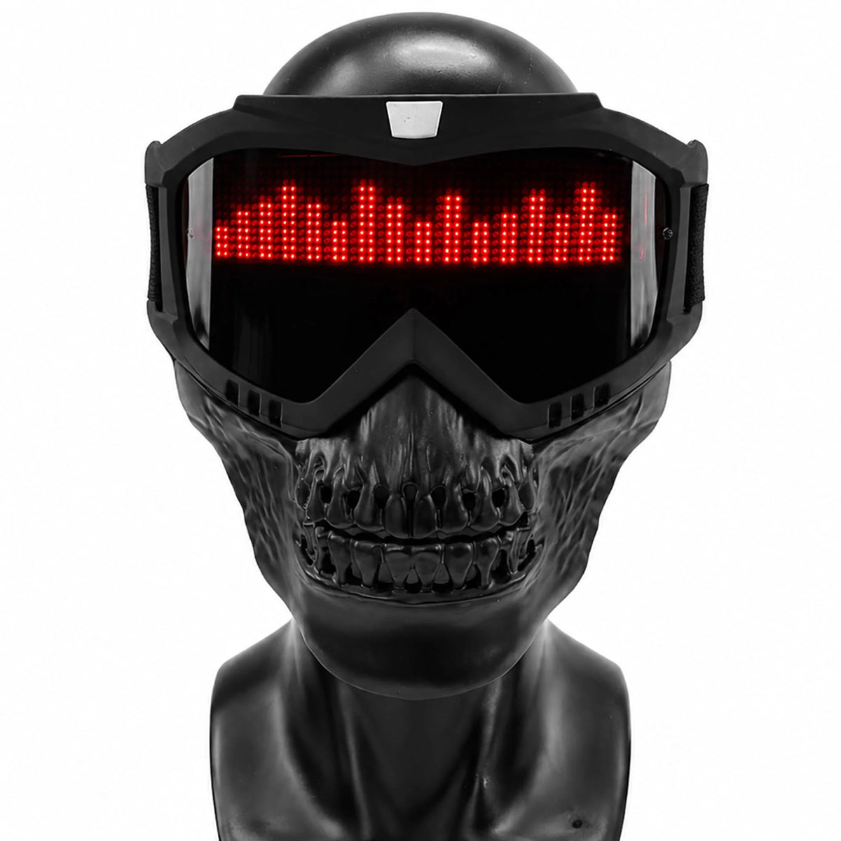 LED Mask Wireless App Control Custom Animations 8-Hour Battery