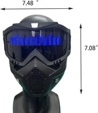LED Mask Wireless App Control Custom Animations 8-Hour Battery