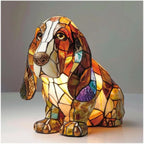LED Night Light Dog Figurine Soft Warm & USB Powered