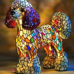 LED Night Light Dog Figurine Soft Warm & USB Powered