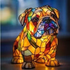 LED Night Light Dog Figurine Soft Warm & USB Powered