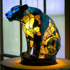 LED Night Light Dog Figurine Soft Warm & USB Powered