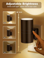 LED Night Light Dusk-To-Dawn Sensor Adjustable Brightness Plug-In