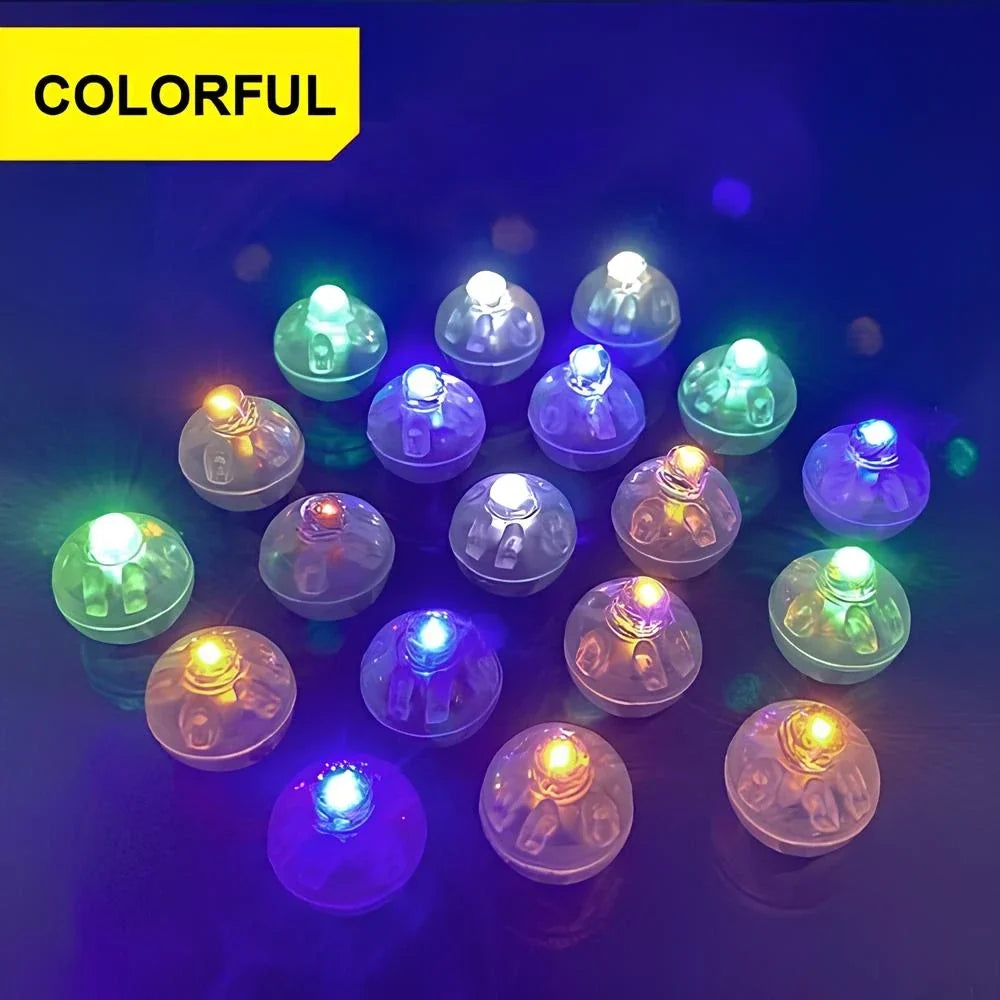 LED Party Orbs Battery-Powered Colorful 0.5 Inch