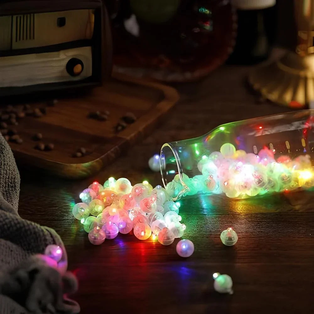 LED Party Orbs Battery-Powered Colorful 0.5 Inch