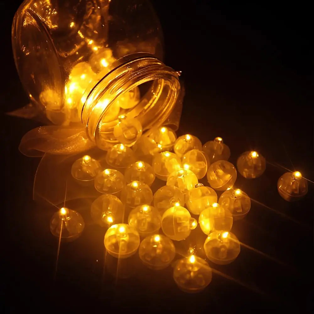 LED Party Orbs Battery-Powered Colorful 0.5 Inch