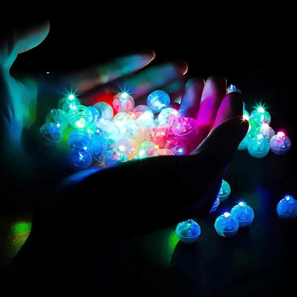 LED Party Orbs Battery-Powered Colorful 0.5 Inch