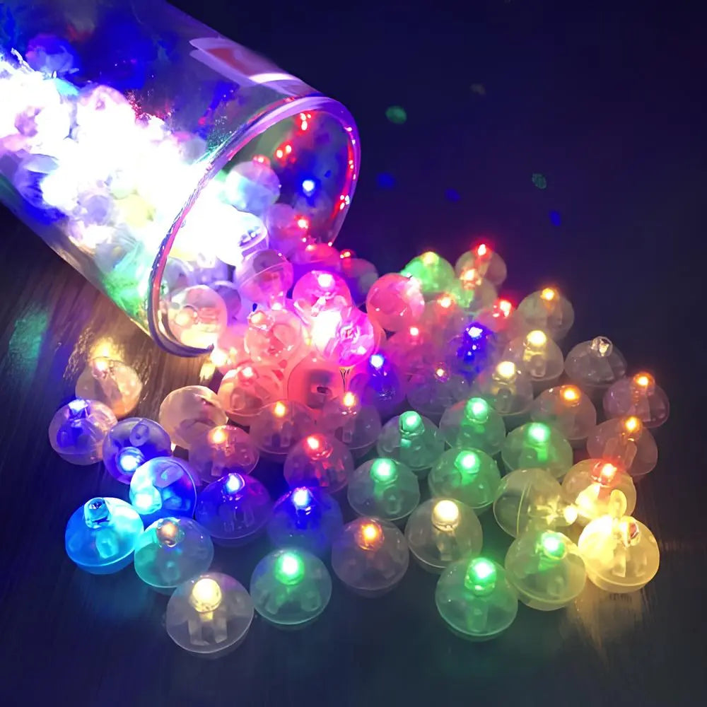 LED Party Orbs Battery-Powered Colorful 0.5 Inch