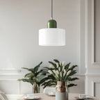 LED Pendant Lamp Slim Rectangular Halo Adjustable Suspension