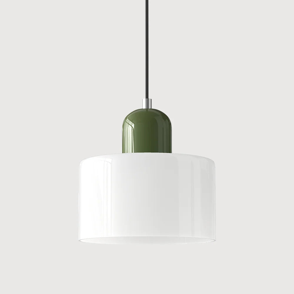 LED Pendant Lamp Slim Rectangular Halo Adjustable Suspension