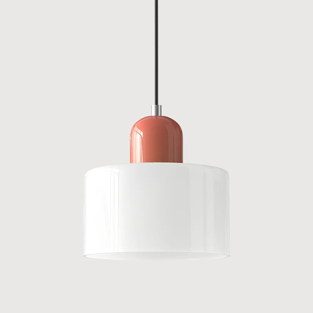 LED Pendant Lamp Slim Rectangular Halo Adjustable Suspension