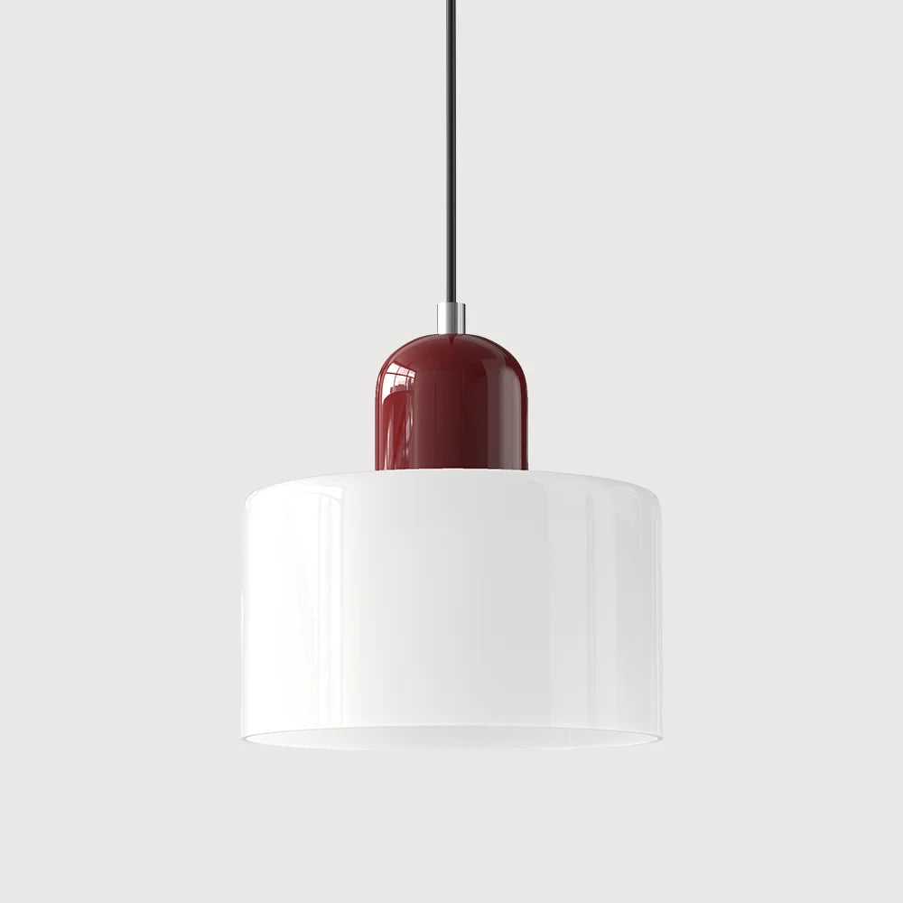 LED Pendant Lamp Slim Rectangular Halo Adjustable Suspension