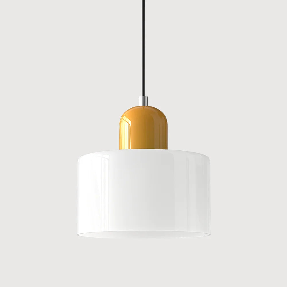 LED Pendant Lamp Slim Rectangular Halo Adjustable Suspension