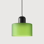 LED Pendant Lamp Slim Rectangular Halo Adjustable Suspension