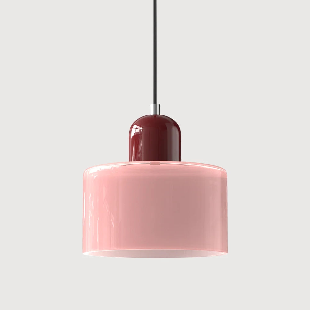 LED Pendant Lamp Slim Rectangular Halo Adjustable Suspension
