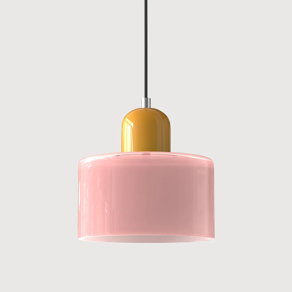 LED Pendant Lamp Slim Rectangular Halo Adjustable Suspension