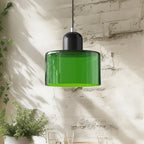 LED Pendant Lamp Slim Rectangular Halo Adjustable Suspension