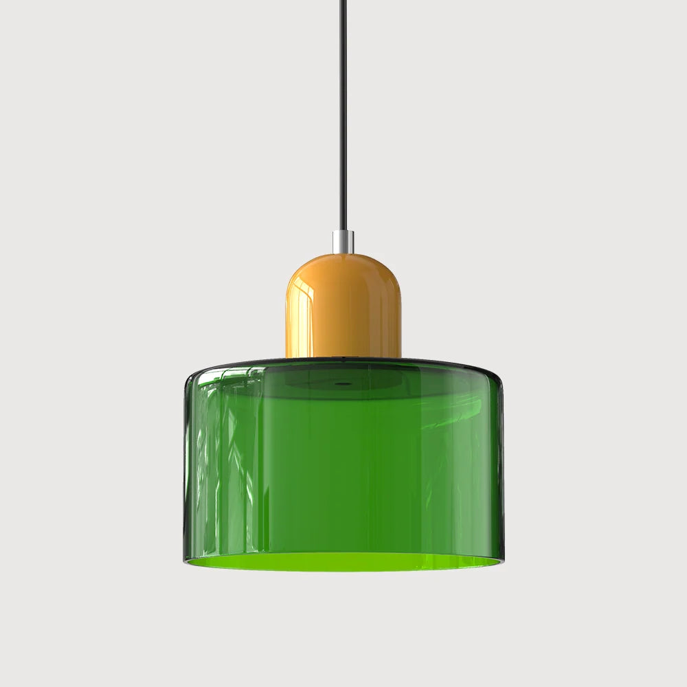 LED Pendant Lamp Slim Rectangular Halo Adjustable Suspension