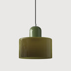 LED Pendant Lamp Slim Rectangular Halo Adjustable Suspension