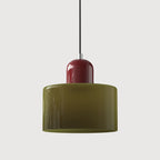 LED Pendant Lamp Slim Rectangular Halo Adjustable Suspension
