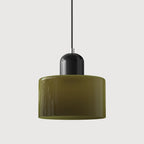 LED Pendant Lamp Slim Rectangular Halo Adjustable Suspension