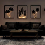 LED Photo Frames Battery-Powered Set of 3
